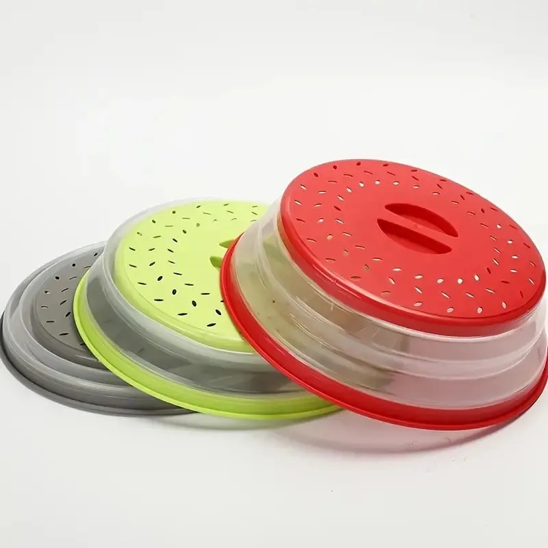 10.5 inch Collapsible Food Plate Lid Cover