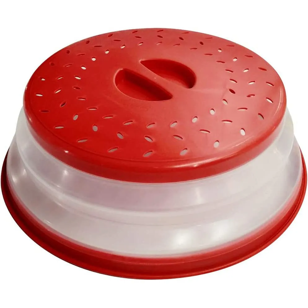 10.5 inch Collapsible Food Plate Lid Cover