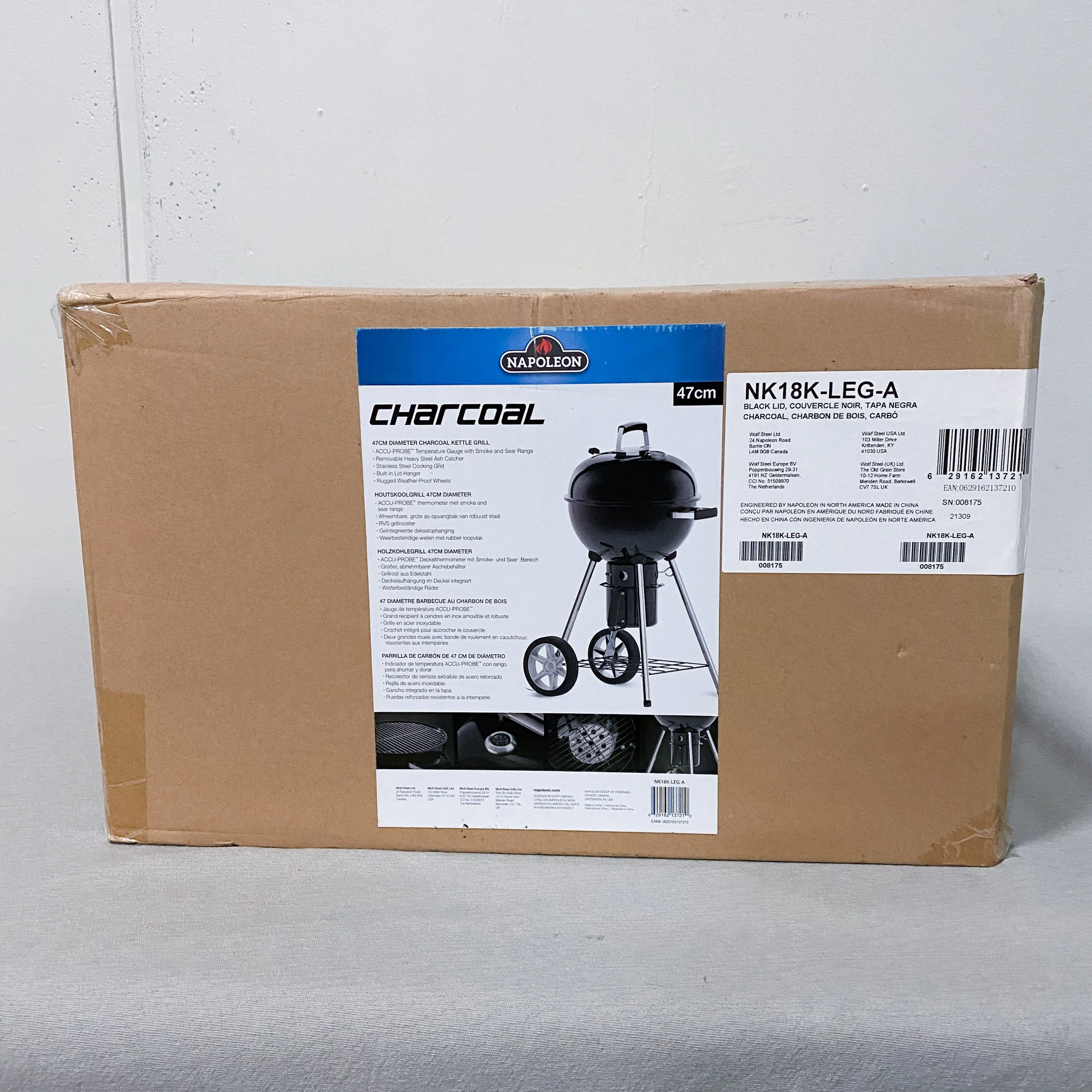 18" Portable Charcoal Kettle Grill