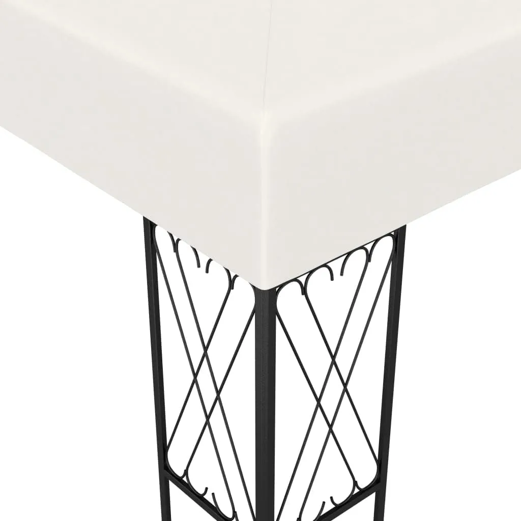 19.6x9.8ft Cream Outdoor Gazebo Canopy Tent with Steel Frame, Heavy Duty Party Tent for Backyard Patio Garden BBQ Gatherings