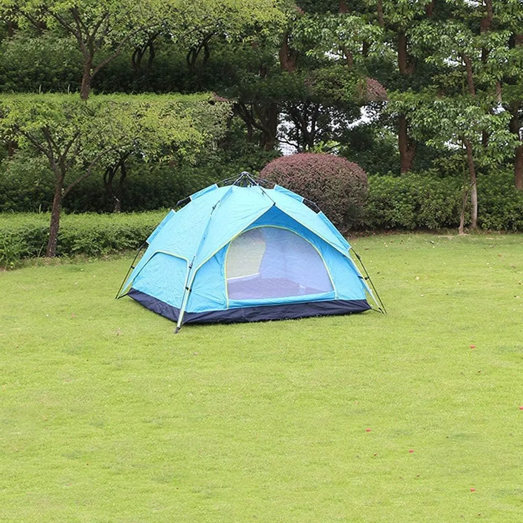 2 Person Rainproof Camping Tents, Pop-Up Dome Camping Tent, Foldable and Breathable Tents, Anti-Mosquito and Protection, Outdoor Camping and Hiking