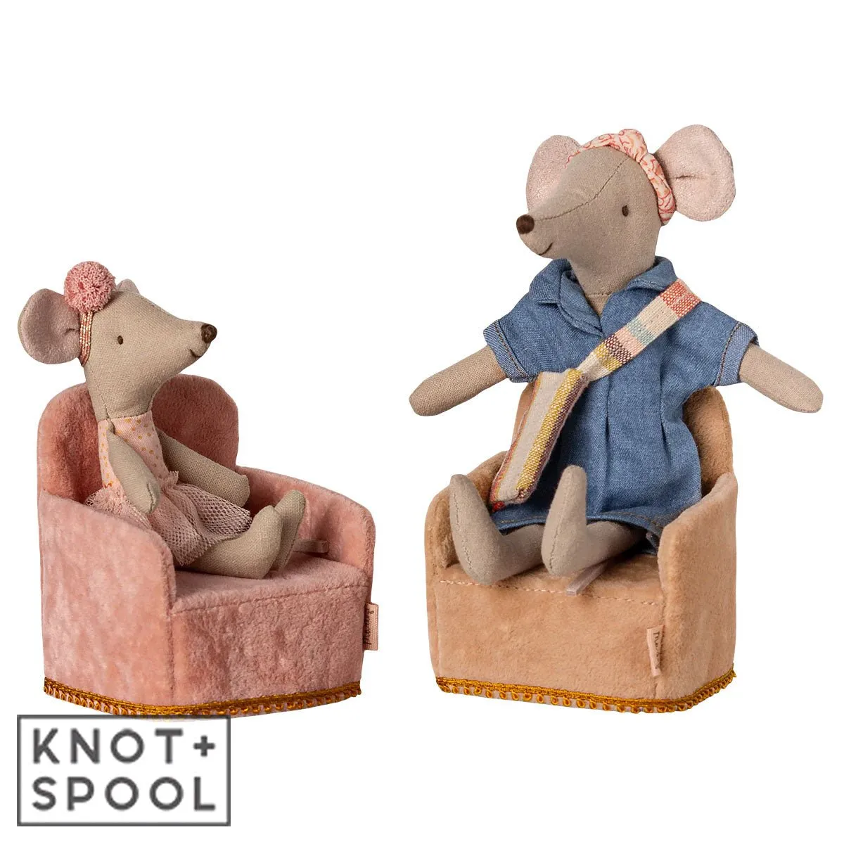 2025 Maileg Mouse Powder Folding Chair