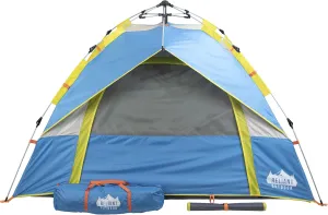 3-Person Family Tent for Camping and Hiking with Instant 60 Second Easy Setup, Waterproof and Windproof