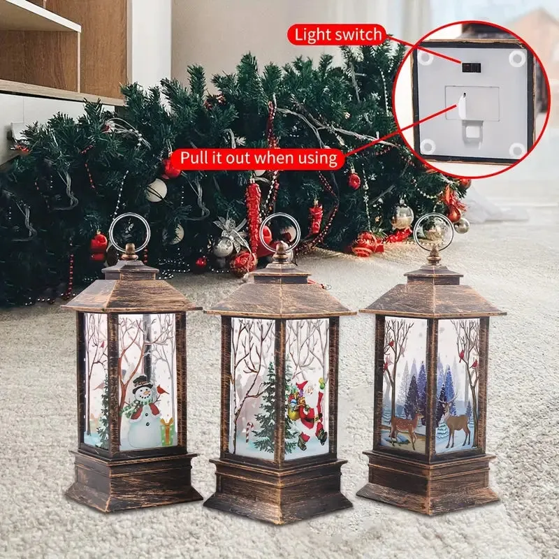 3 Piece Christmas Decoration Lanterns