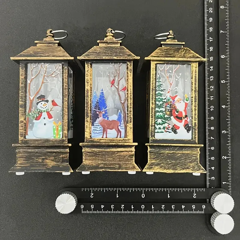 3 Piece Christmas Decoration Lanterns