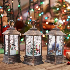 3 Piece Christmas Decoration Lanterns