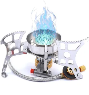 3900W Portable Gas Stove Split Gas Furnace Outdoor Camping Stove Piezo Ignition Stove/Manual Ignition Stove
