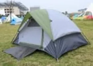 4 - Person Camping Tent, Spacious Dome Tent with Easy Setup, Waterproof & Ventilated for Family Outdoor Adventures