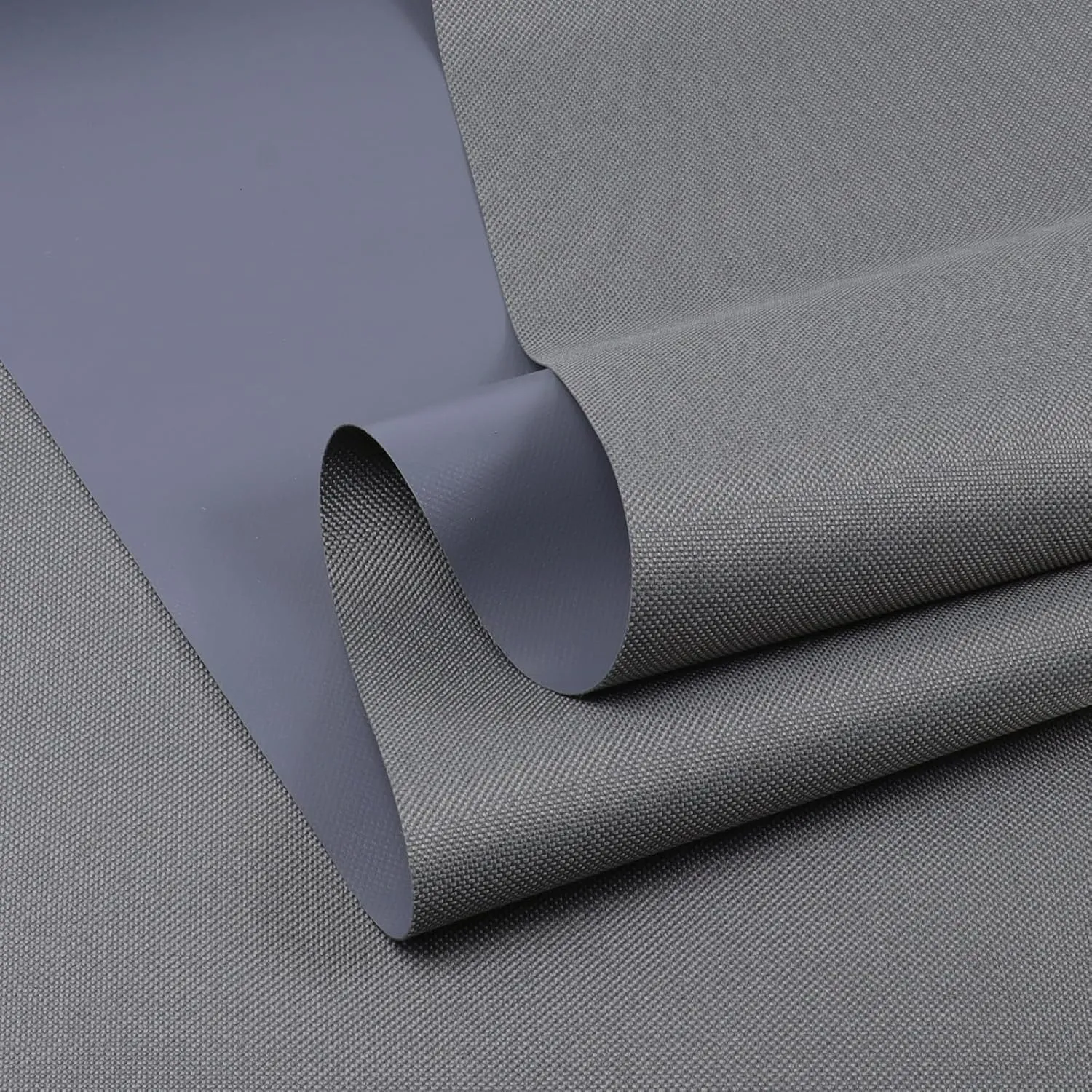 4Yard (144x60inch) Marine Outdoor/Indoor Awning Canvas Fabric 600 Denier Waterproof Material with PVC Coating, Anti-UV Blocks Heat, Reduce Glare for Boat Tent Shading Cushion, Gray
