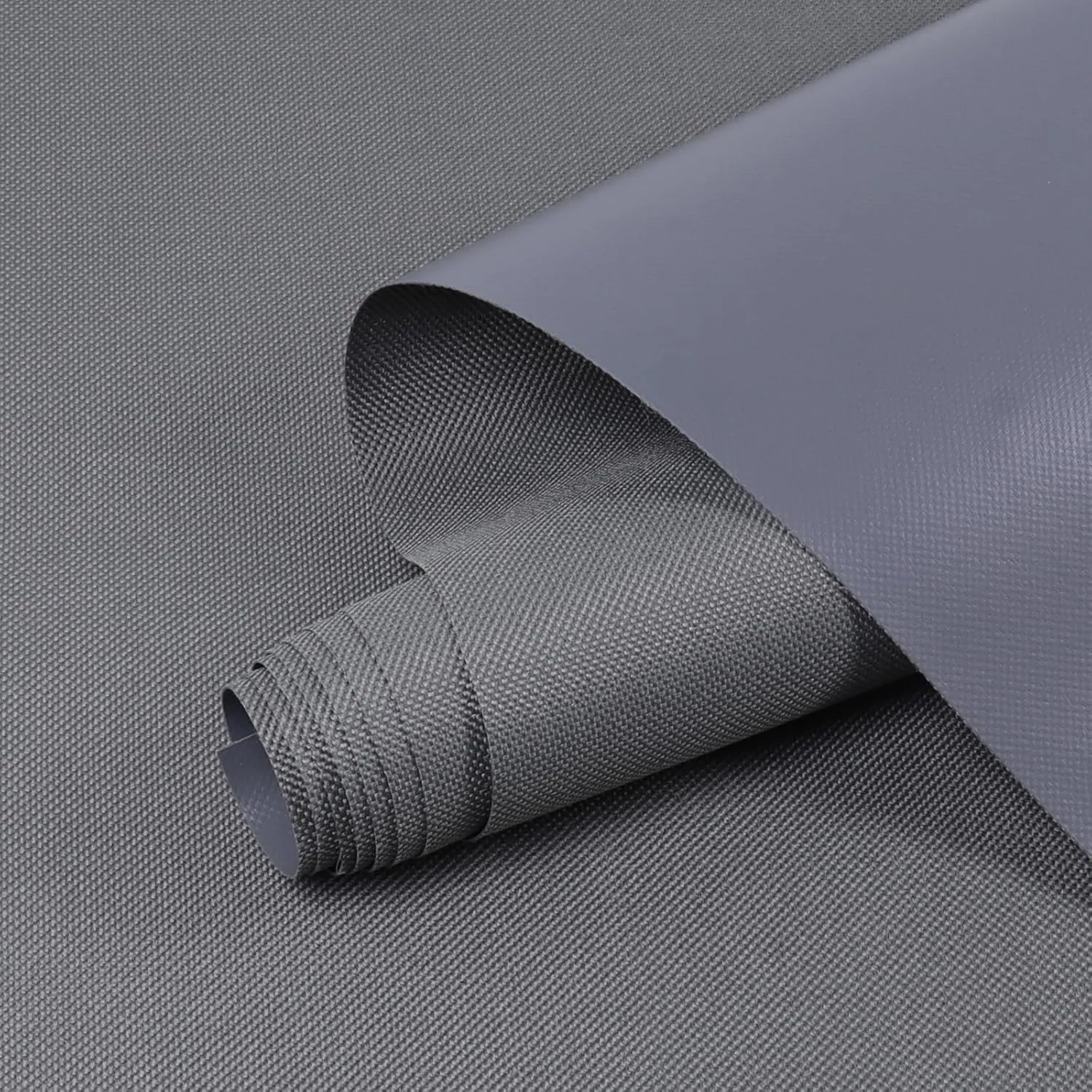 4Yard (144x60inch) Marine Outdoor/Indoor Awning Canvas Fabric 600 Denier Waterproof Material with PVC Coating, Anti-UV Blocks Heat, Reduce Glare for Boat Tent Shading Cushion, Gray