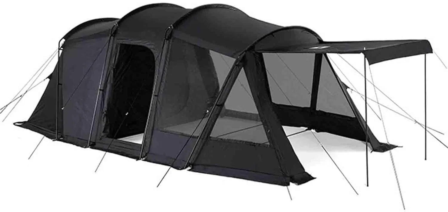 5-8 Man Family Tunnel Tent W/Bedroom, Large Living Space Area and Vestibule, Portable Lightweight Waterproof Awning Tents, for Outdoor Camping Hiking