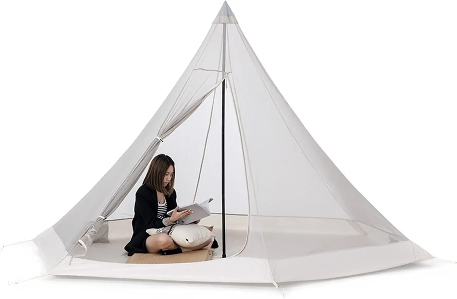 6/12 Person Camping Tent with Porch, Instant Tent, Large Family Cabin Tents with 2 Rooms, Double Layer Glamping Tent with Rainfly for Outdoor,Picnic,Camping