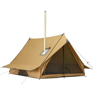 70 Pro Portable Cabin Tent with Stove Jack, Two Tent Poles for 2-3 Person Hiking Backpacking