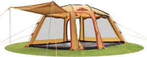 8-10 Person Screened Tent – 360° Mesh Breathable Shelter with Detachable Ground Mat, Waterproof Windproof Insect - Proof – for Family Camping, Outdoor Picnic, Backyards & Group Events