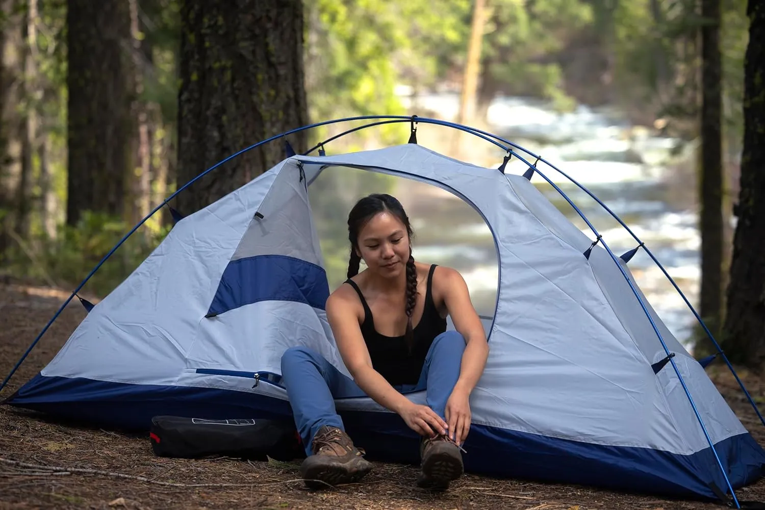 ALPS Mountaineering Lynx 1-Person Tent – Lightweight, Easy Setup, Waterproof, Freestanding Backpacking Tent with Durable Aluminum Poles and Ample Ventilation