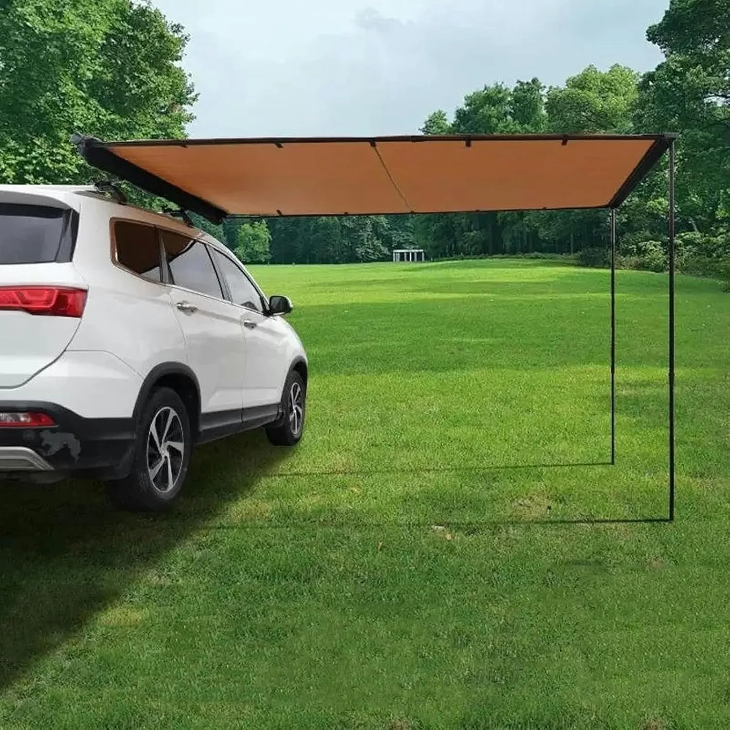 AMNOOL SUV Car Awning Truck UV 50  Removable Campaign Store On The Shadow Shelter PU3000 Mm for Open -Air Camping Travels (Size: 200 X 250cm (79in X 98in))