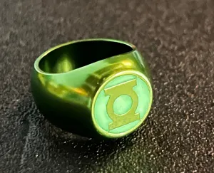 Anodized Green Willpower Ring