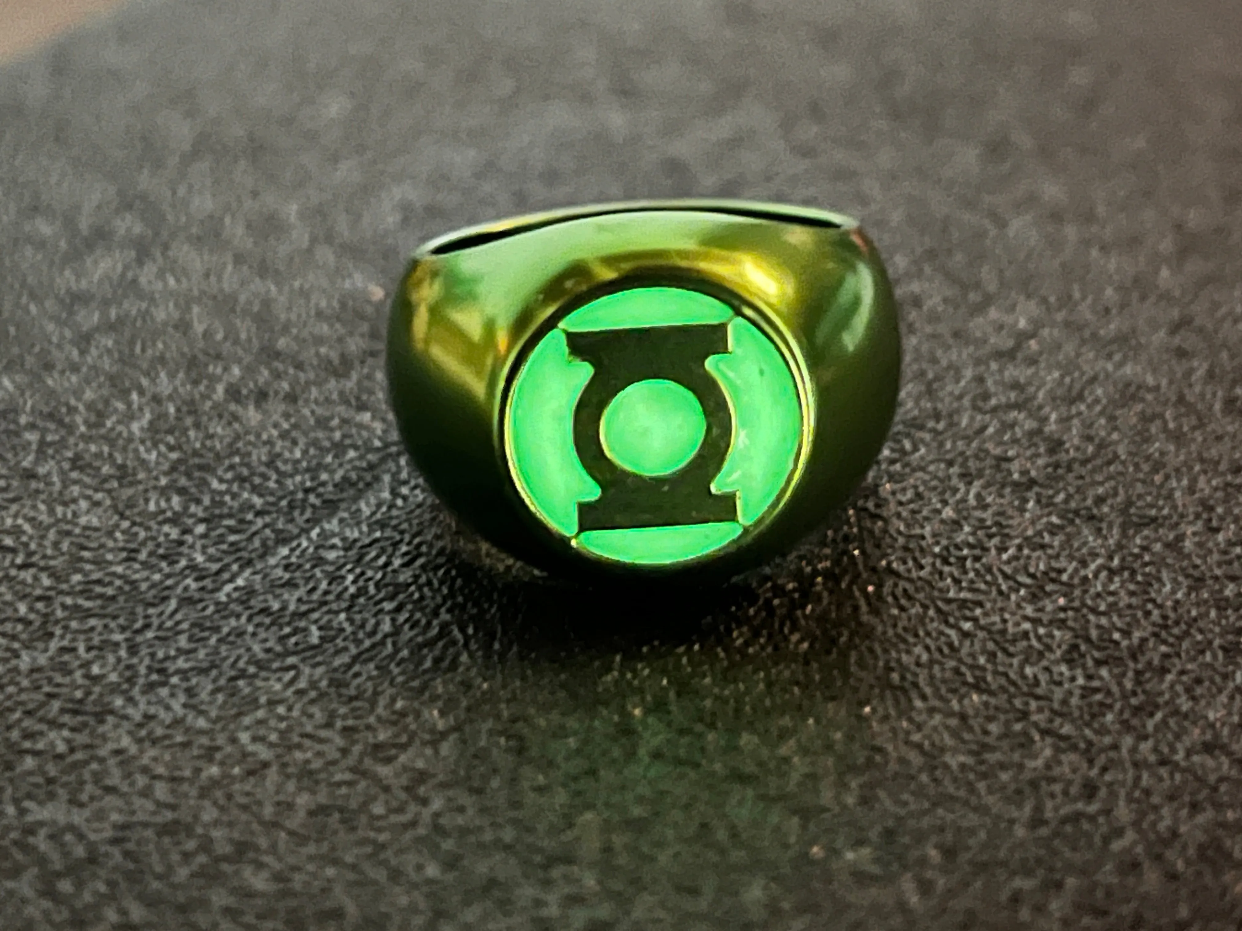 Anodized Green Willpower Ring
