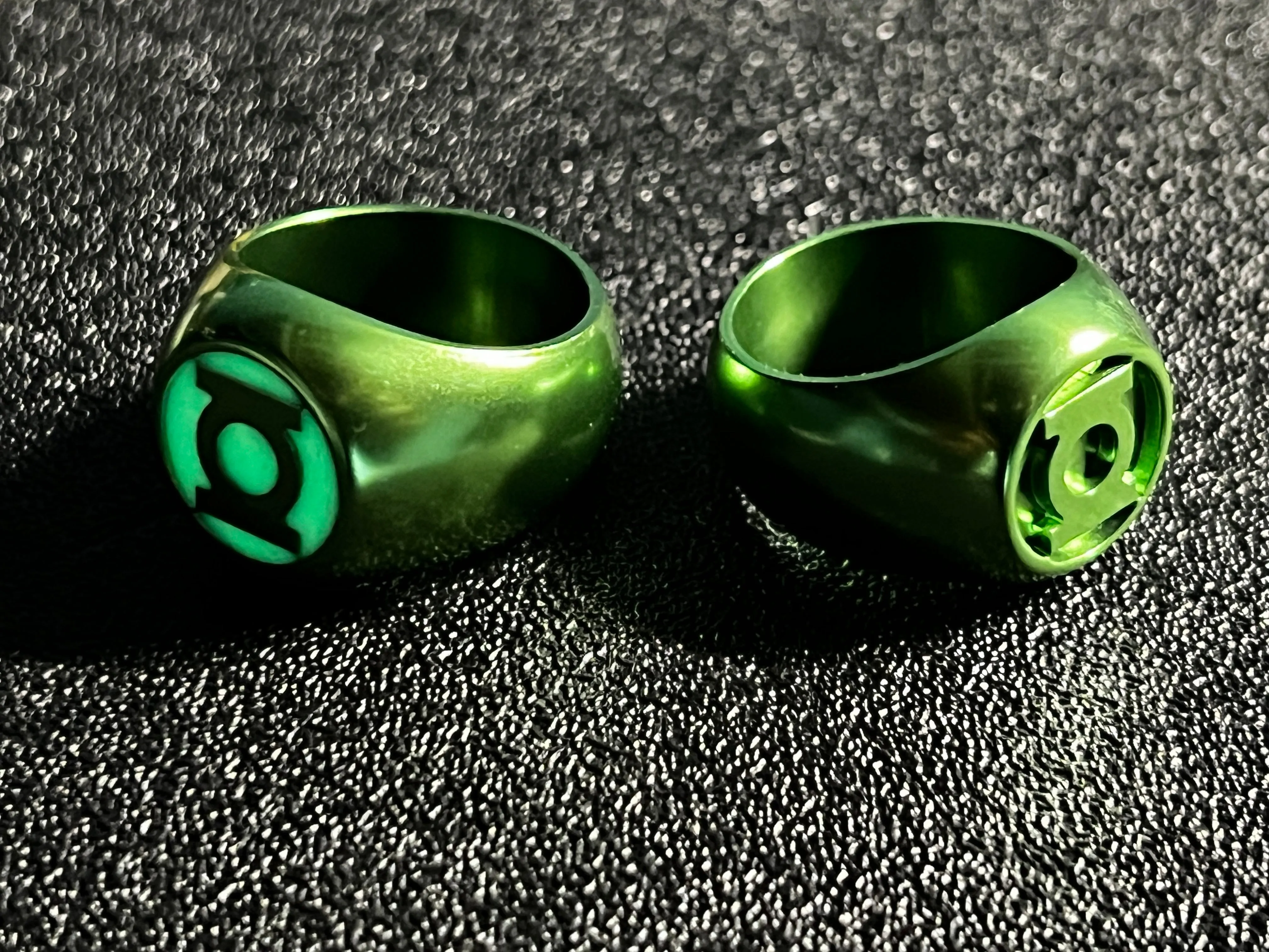 Anodized Green Willpower Ring