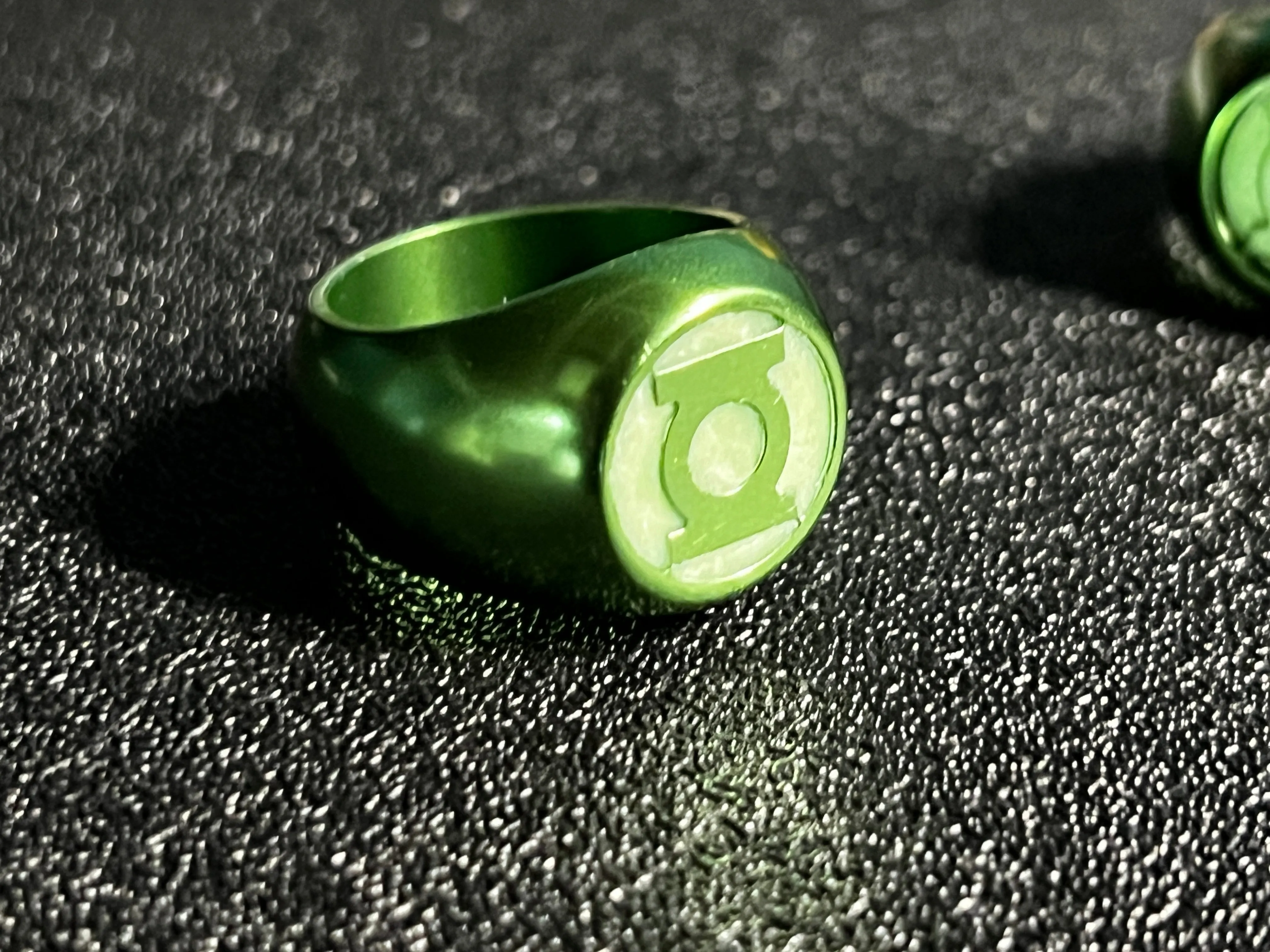 Anodized Green Willpower Ring