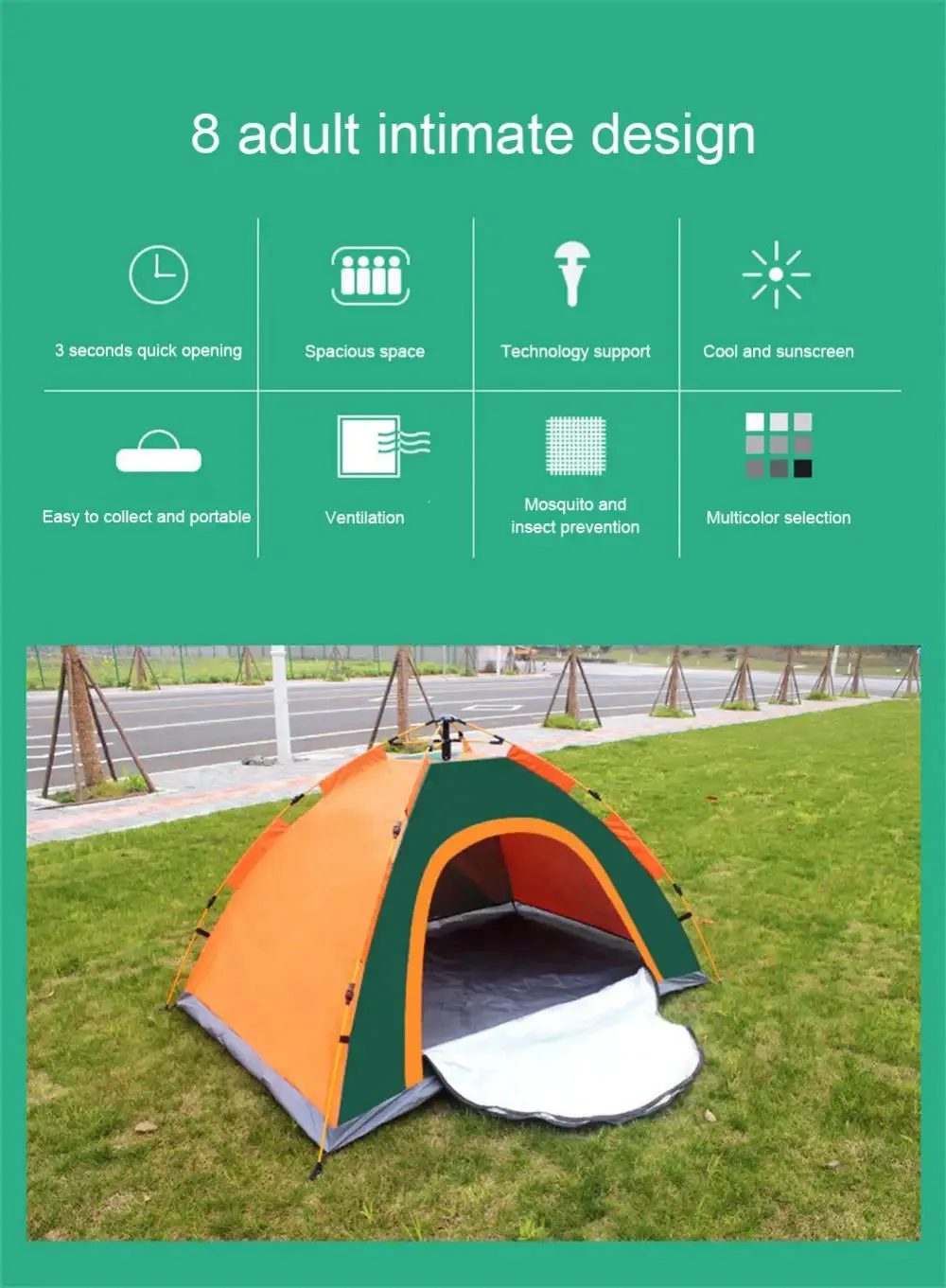 Automatic Camping Umbrella Tent