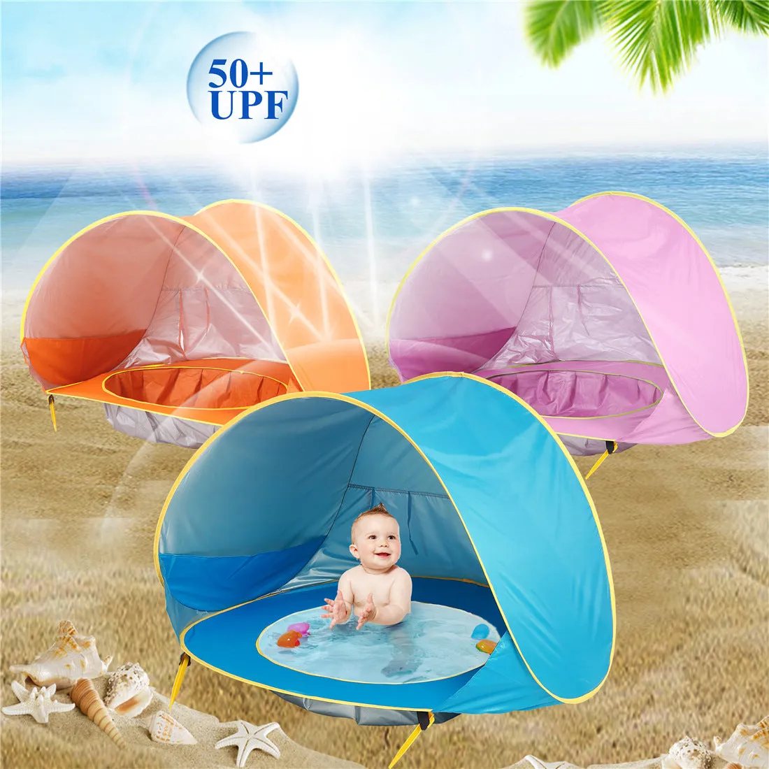 Baby Beach Tent: UV Protection & Waterproof