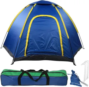 Backpacking Tent,Large Space Rainproof Camping Picnic Tent Sun Shelter with Mesh Window Carry Bag for Family Camping,Hiking and Glamping