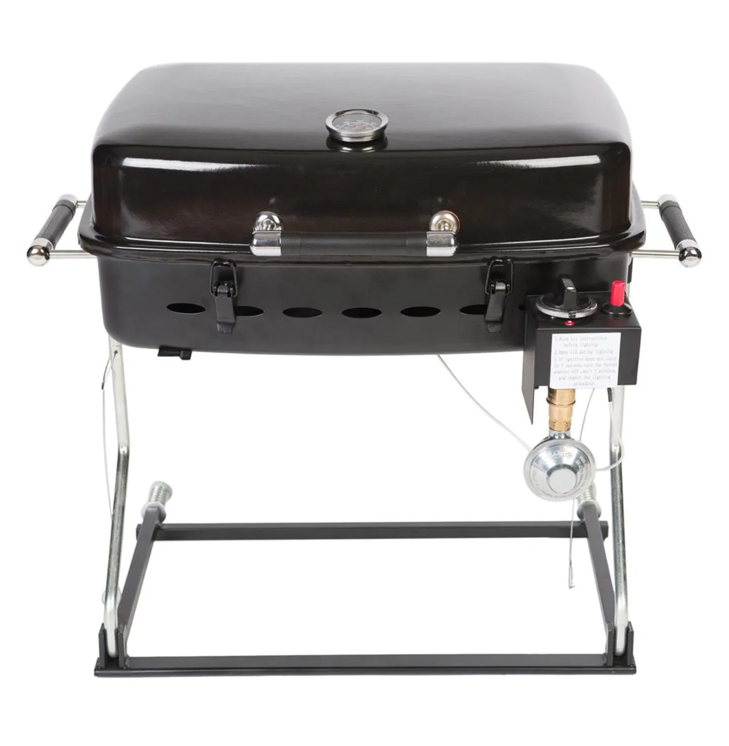 Barbecue (Black) w/QD Disposable Bottle Adapter