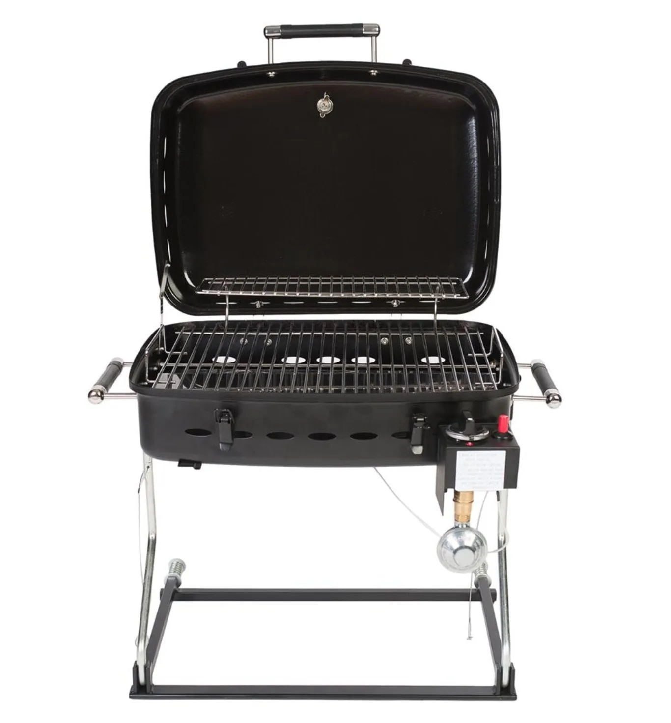 Barbecue (Black) w/QD Disposable Bottle Adapter