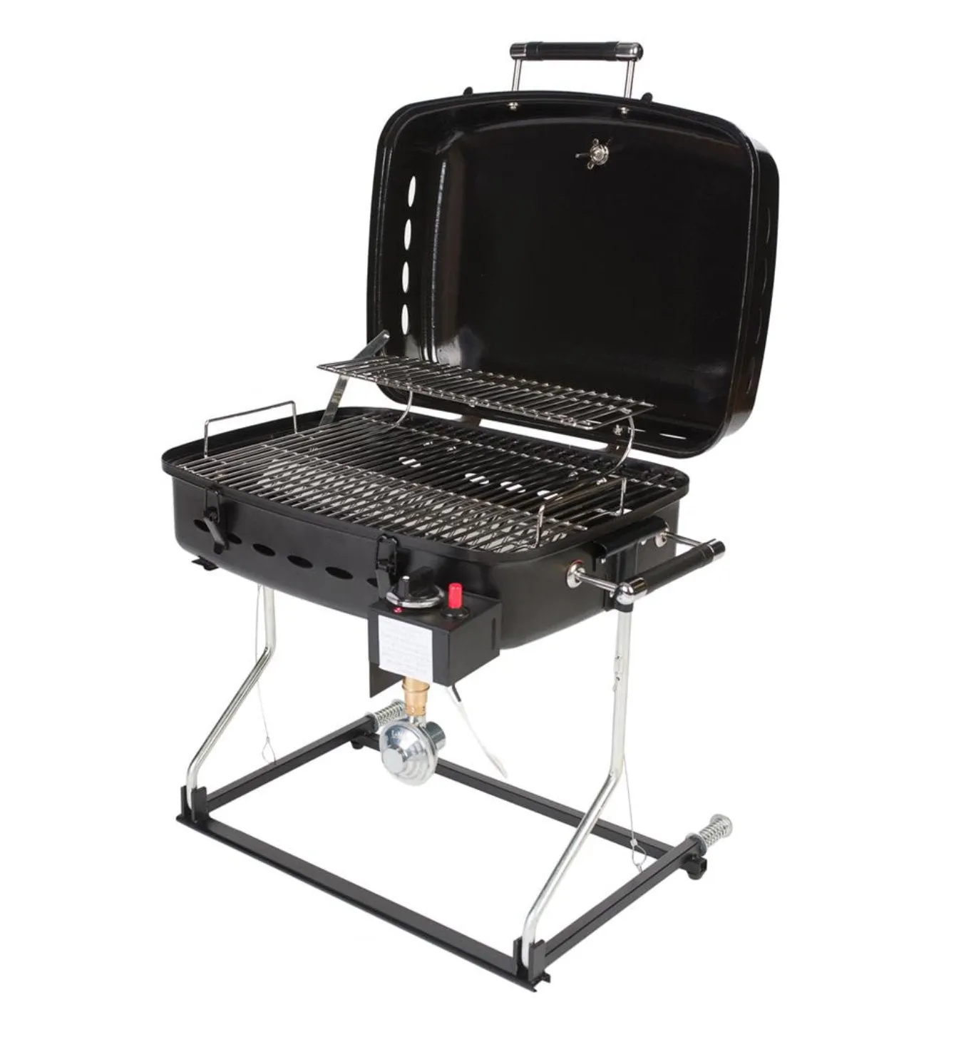 Barbecue (Black) w/QD Disposable Bottle Adapter