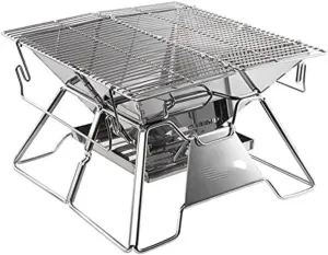 Barbecue Grill,Camping Bbq Charcoal Barbecues,Portable Folding BBQ Grill Stove,for Garden Camping Cooking & Grilling
