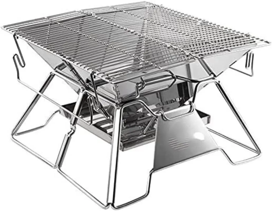Barbecue Grill,Camping Bbq Charcoal Barbecues,Portable Folding BBQ Grill Stove,for Garden Camping Cooking & Grilling