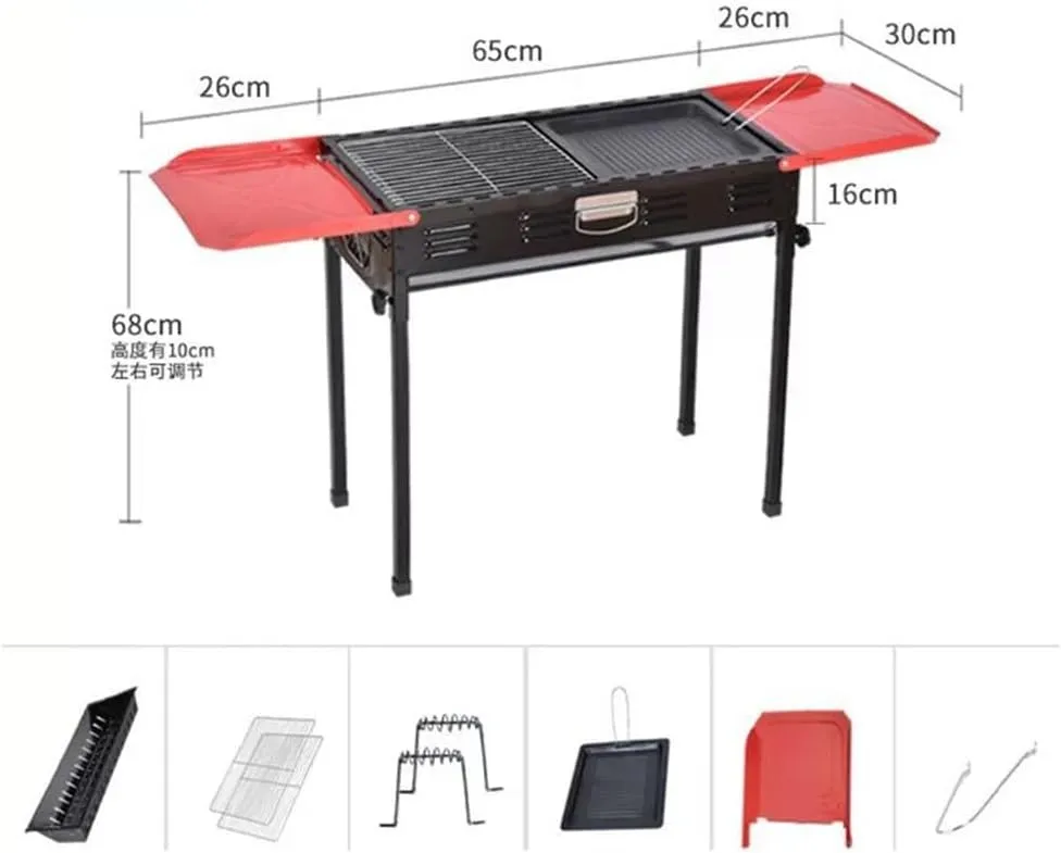 Barbecue Rack Outdoor Charcoal Folding Barbecue Rack Stainless Steel Barbecue Stove