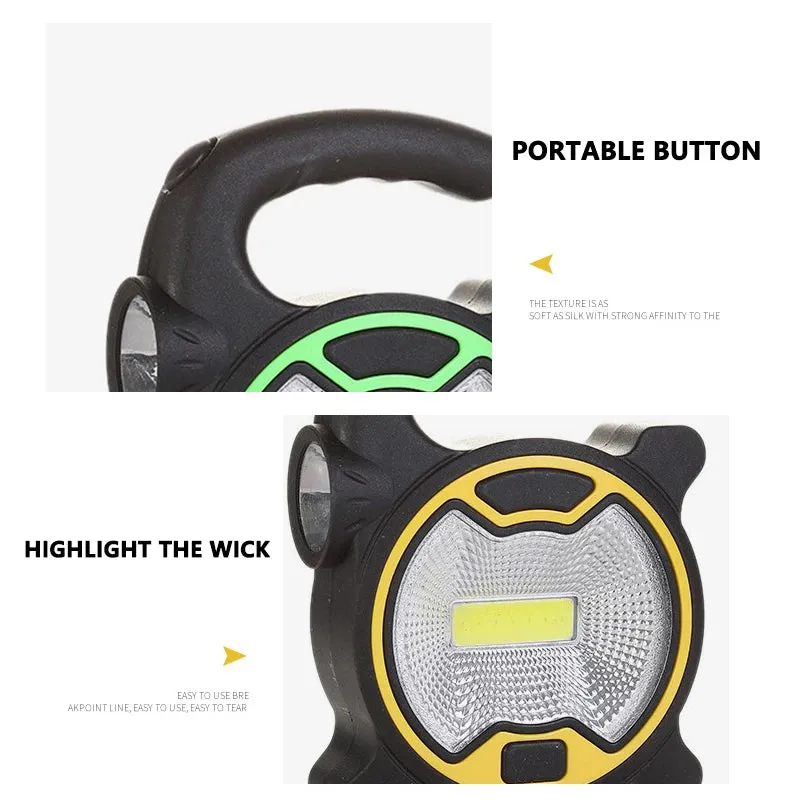 Battery Powered Portable COB LED Work Light Handheld Lantern