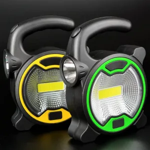 Battery Powered Portable COB LED Work Light Handheld Lantern