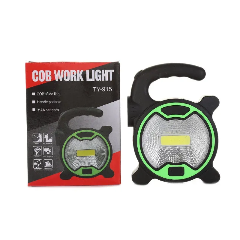 Battery Powered Portable COB LED Work Light Handheld Lantern