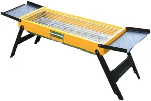 BBQ Barbecue Grill Outdoor, Portable Folding Charcoal Grill, Stainless Steel Small Barbecue for Camping, Picnic, Terrace & Travel