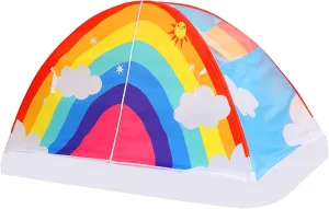 Bed Tent for Twin Kid Play Tent for Boy and Girl Easy Set-Up Magic Playhouse