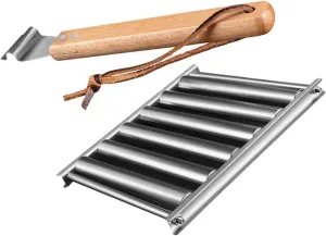 BESPORTBLE BBQ Grill Accessories Sausage Grill Roller Stainless Steel BBQ Rack Set