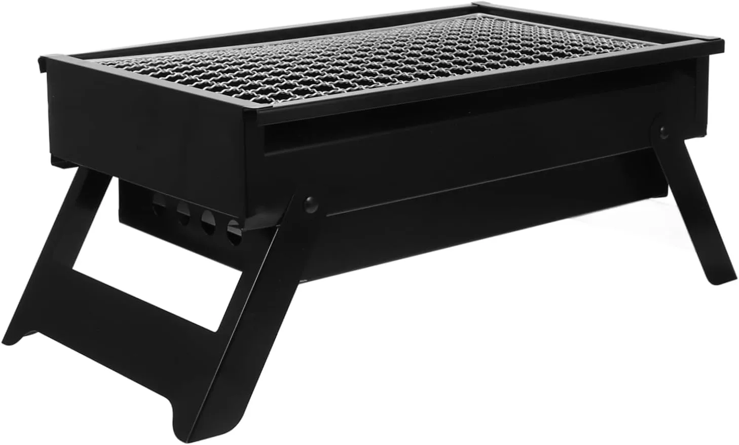 BESPORTBLE Outdoor Folding Barbecue Grill Portable for Camping to Clean Compact Stainless Steel