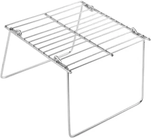 BESPORTBLE Portable Bbq Stainless Steel Mini Charcoal Grill Folding Barbecue Outdoor Grill Accessories