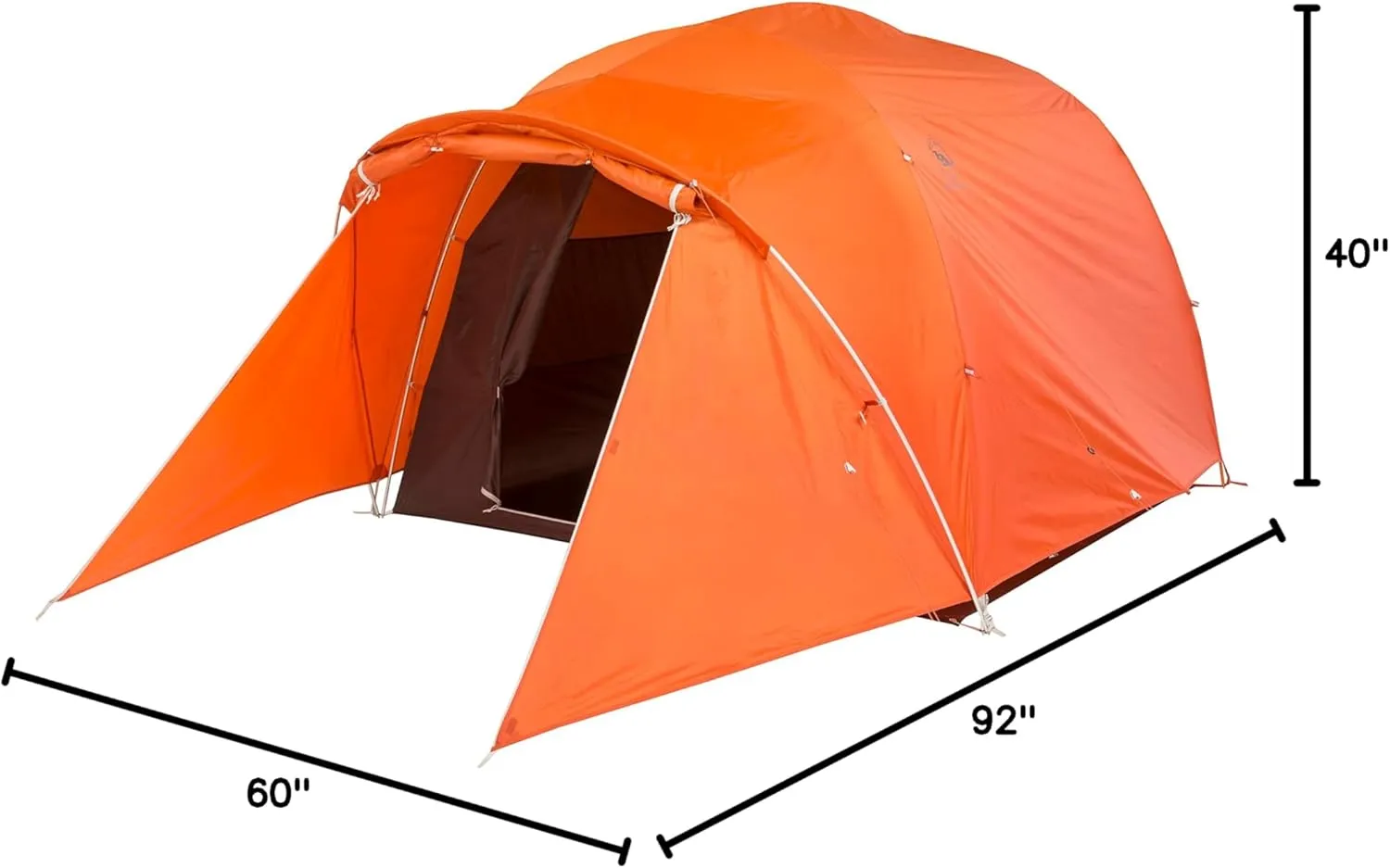 Big Agnes Bunk House - Large Family Tent, 3 Season Waterproof Backpacking Gear, Easy Set Up for Groups