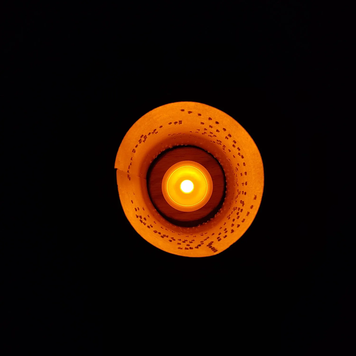 Blue and Green Floral Lantern