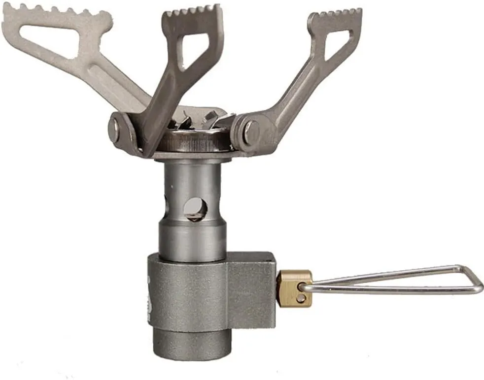 BRS-3000T Titanium Mini Camping Gas Burners 25g Pocket Stove Outdooor Hiking Folding Cooking Furnace Portable ﻿