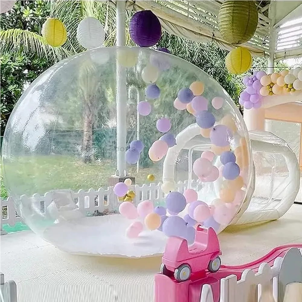 Bubble House Inflatable Bubble Tent Dome House Outdoor Inflatable Bubble House Inflatable Transparent Bubble House Tent Camping/Hotel Camping House Roof Top Tent (Color : 4m) (3m)