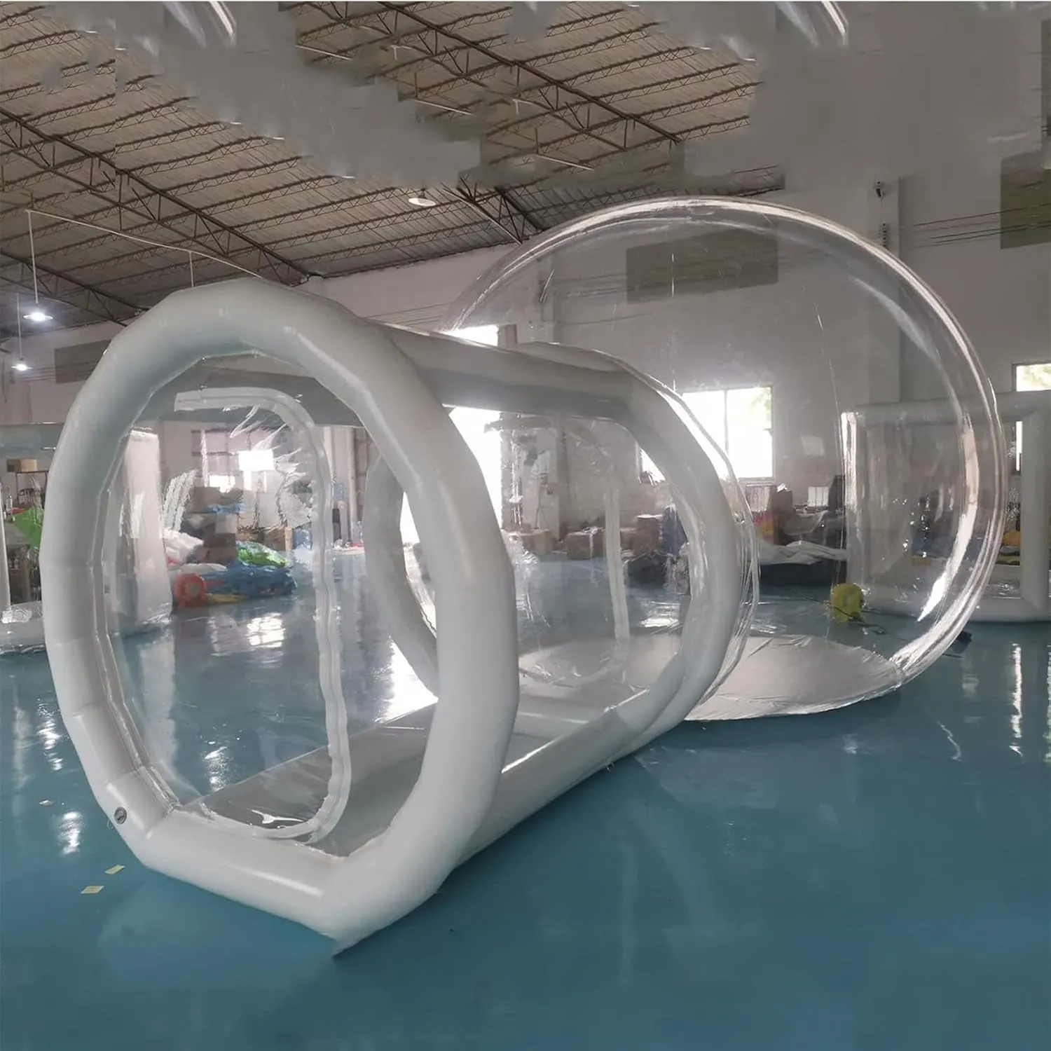Bubble Tent Dome House 3/4/5 M Diameter Inflatable Transparent Bubble Balloon House, Transparent Dome Balloon Garden Tent with Hair Dryer, Suitable for Commercial,A,13FT