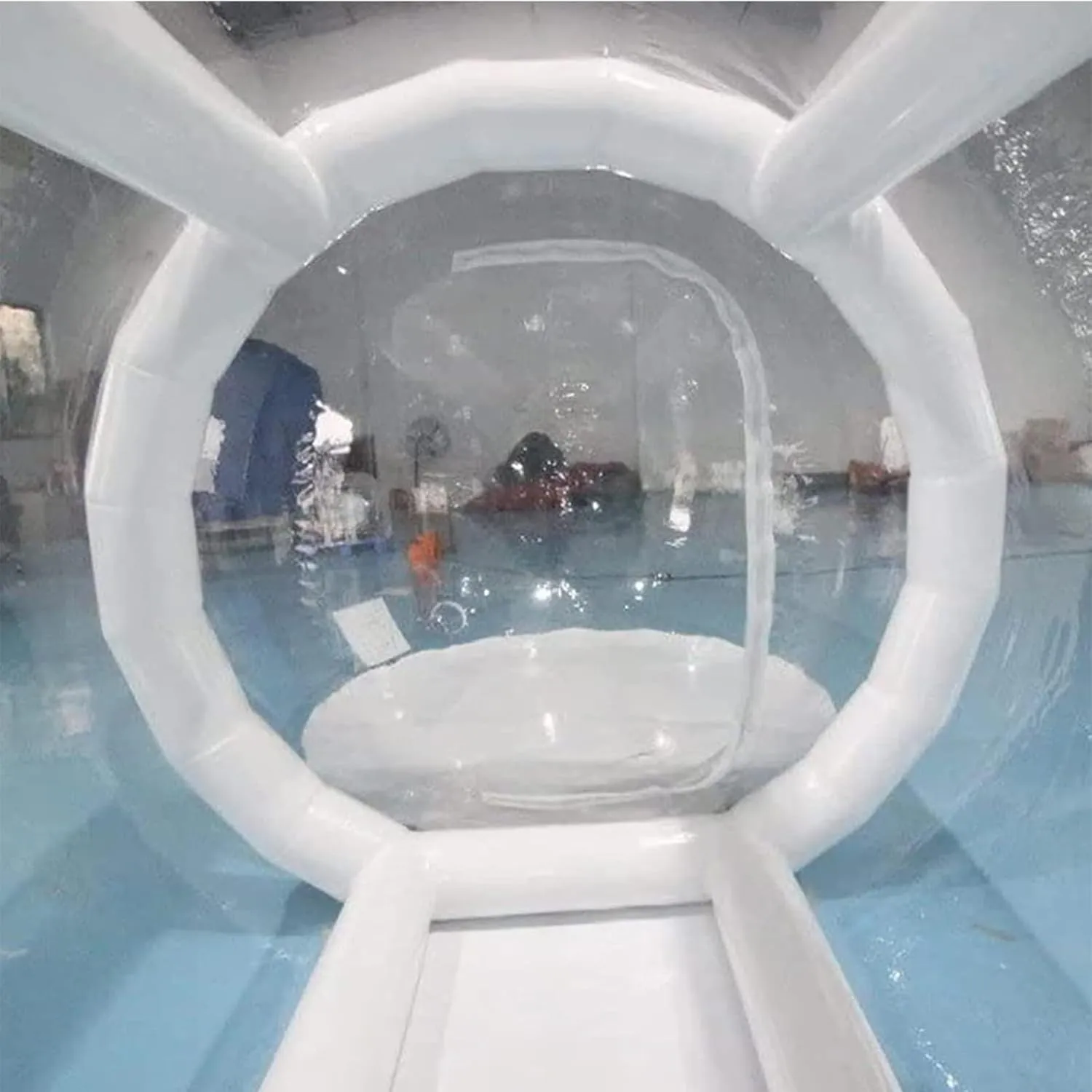 Bubble Tent Dome House 3/4/5 M Diameter Inflatable Transparent Bubble Balloon House, Transparent Dome Balloon Garden Tent with Hair Dryer, Suitable for Commercial,A,13FT