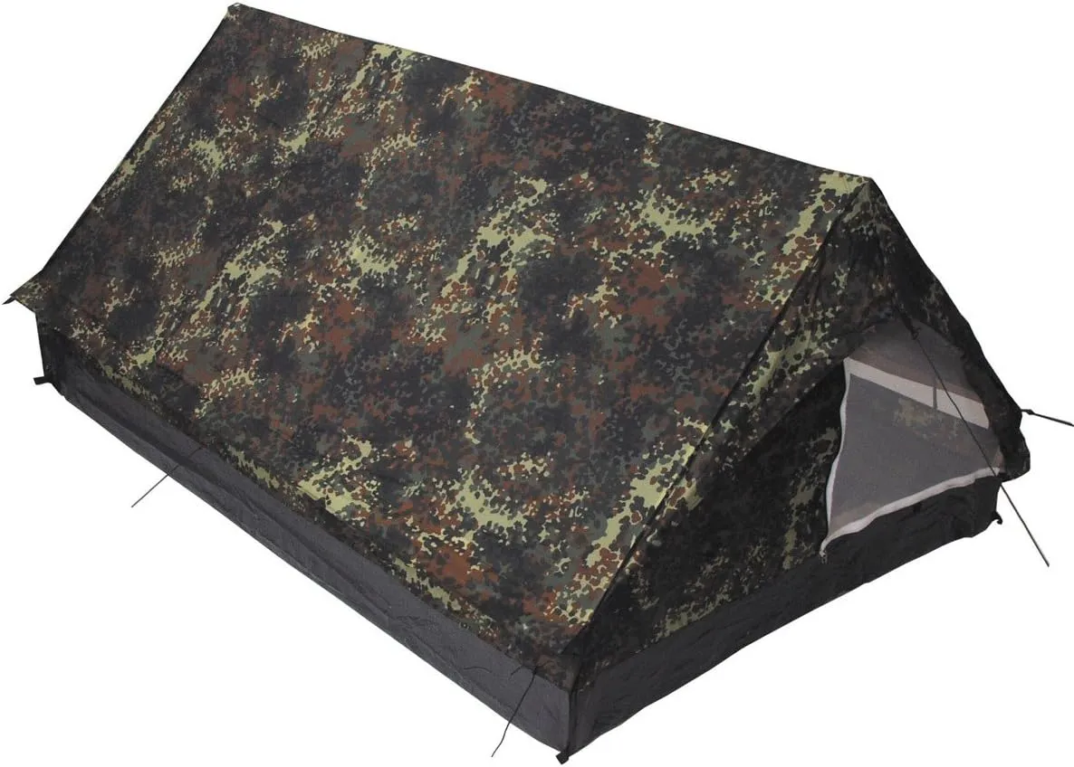 Bundeswehr 2-Perzon Tent with Mosquito Net Camping Top