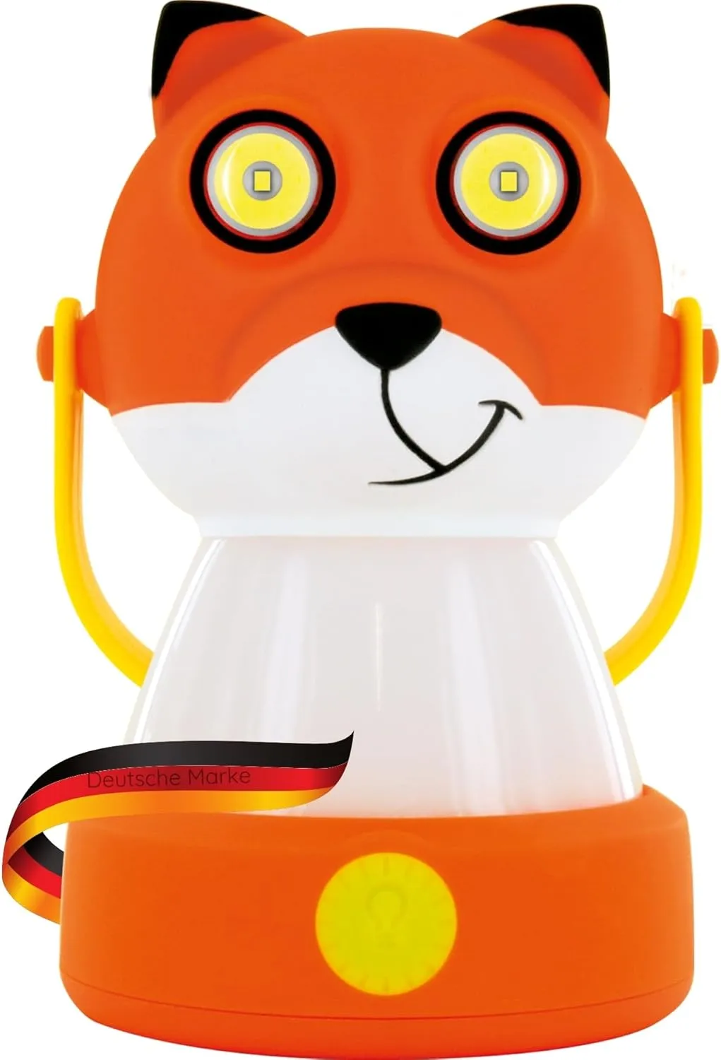CALF100 511 Animal Fox Design Camping Lamp Kids Lamp Lantern Flashlight 3 Lights 10H Battery Operated LED