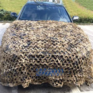 Camouflage Mesh Shade Camping Shooting Hunting Shelter Tent Shade/Camouflage Digital Decorative Shade Mountain Green Cover Mesh(Camo Ocean,2 * /6.5 * 9.8Ft) (Camo Desert 2*/6.5 * 9.8Ft)
